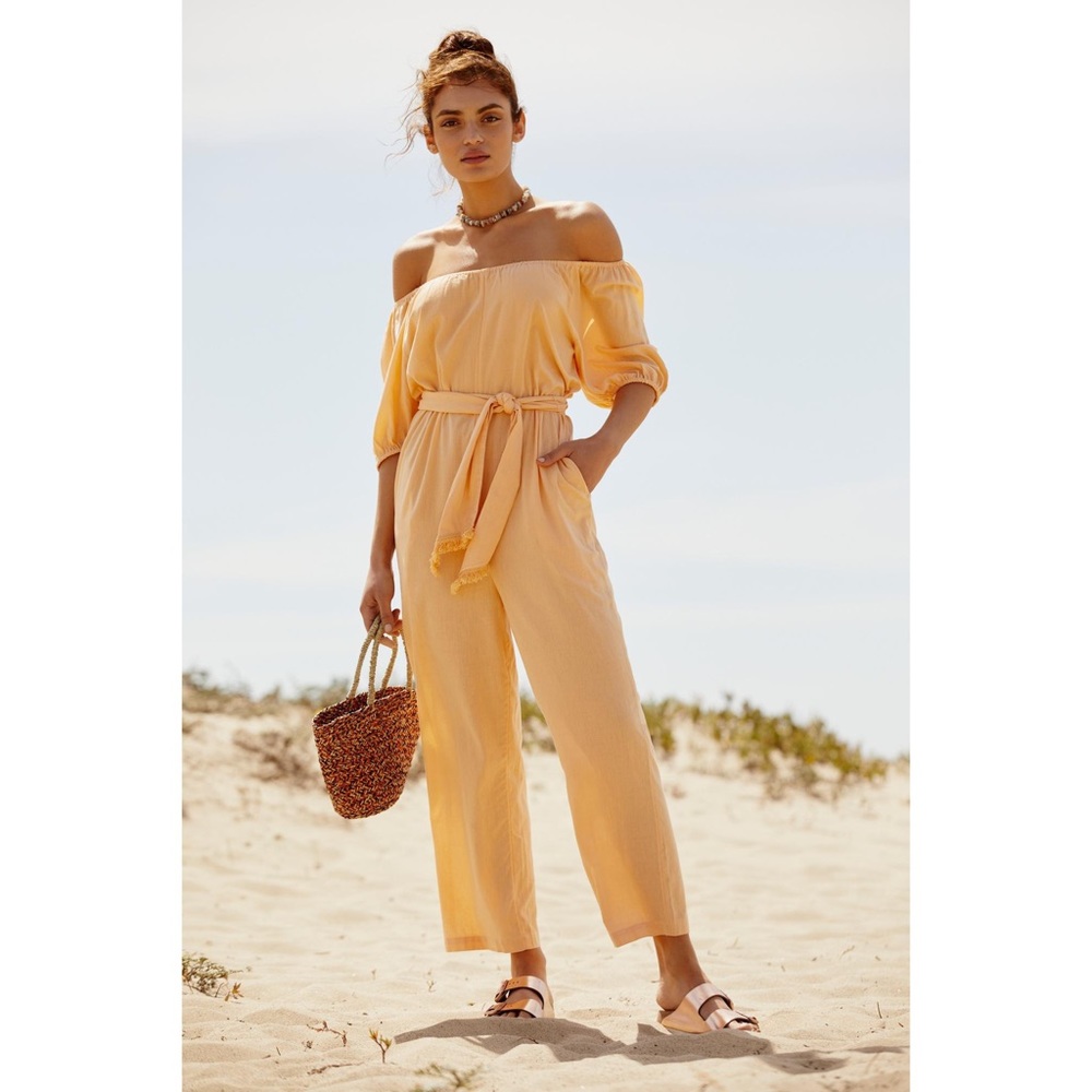 Free People Nalani Off-The-Shoulder Jumpsuit
